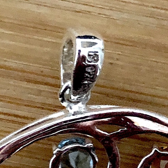 $47 Estate Designer Pendant Marked 925 China with (unrecognizable designer mark) - Picture 2 of 6